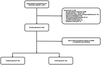 Low-molecular-weight heparin therapy reduces 28-day mortality in patients with sepsis-3 by improving inflammation and coagulopathy